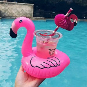Mini Cup Suport gonflabil Flamingo Băutură Float Apă
